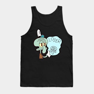 Squidward Loser Tank Top